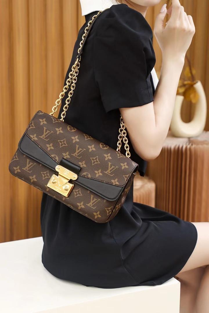 Túi Xách LV Super Marceau Black And Caramel